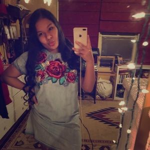 True Religion Embroidered dress